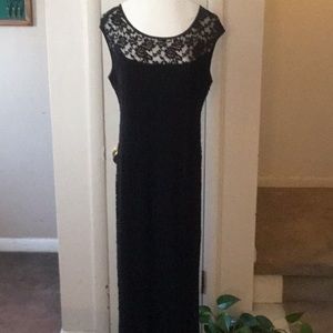 Formal lace column dress